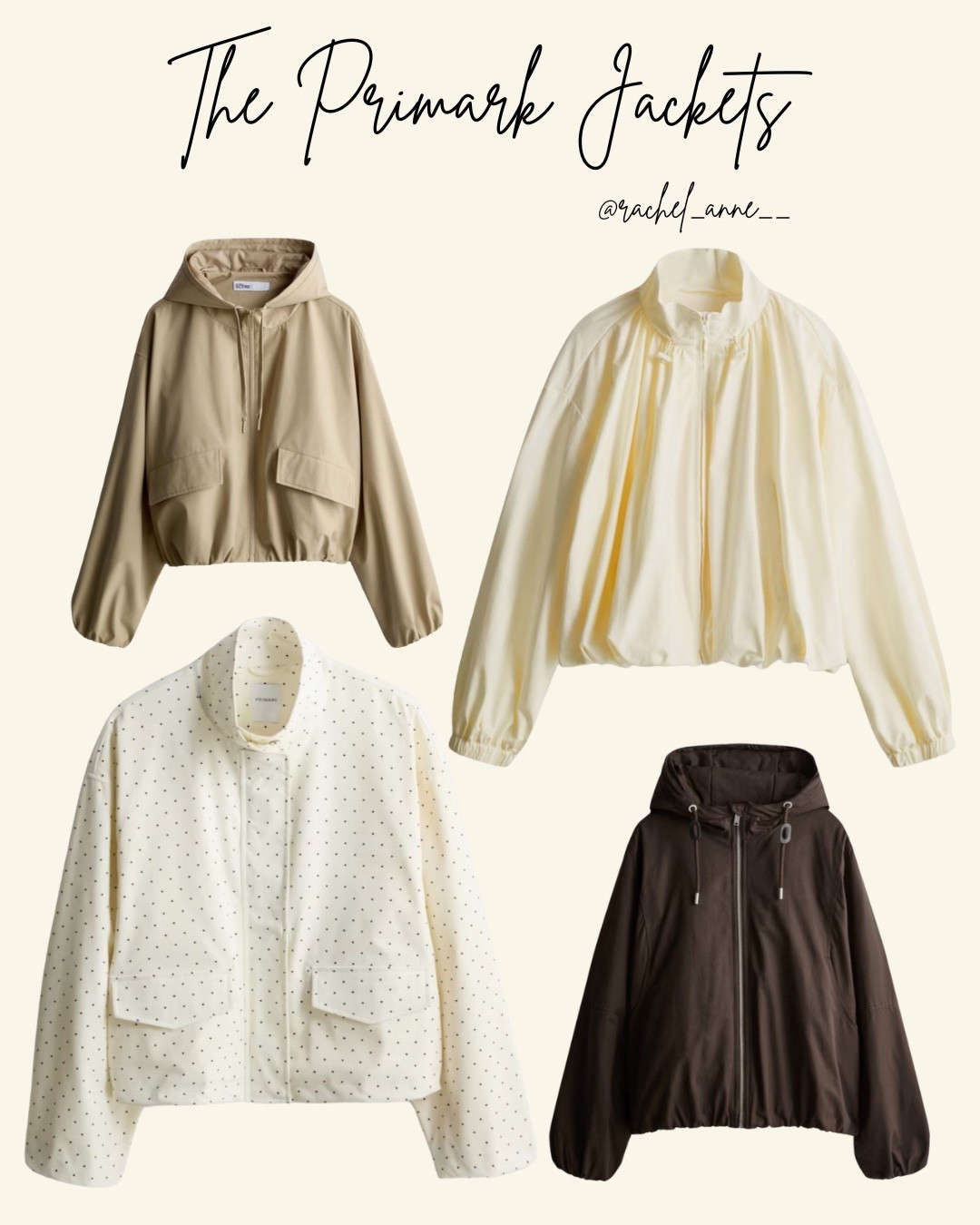 PRIMARK dropping these new jackets!! All less then £30 🤍
LOVE the polka dot one 🖤

#LTKspring #LTKeurope #LTKuk