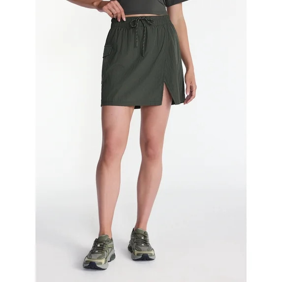 Avia Women's Cargo Ripstop Wrap Skort, Sizes XS-XXXL | Walmart (US)