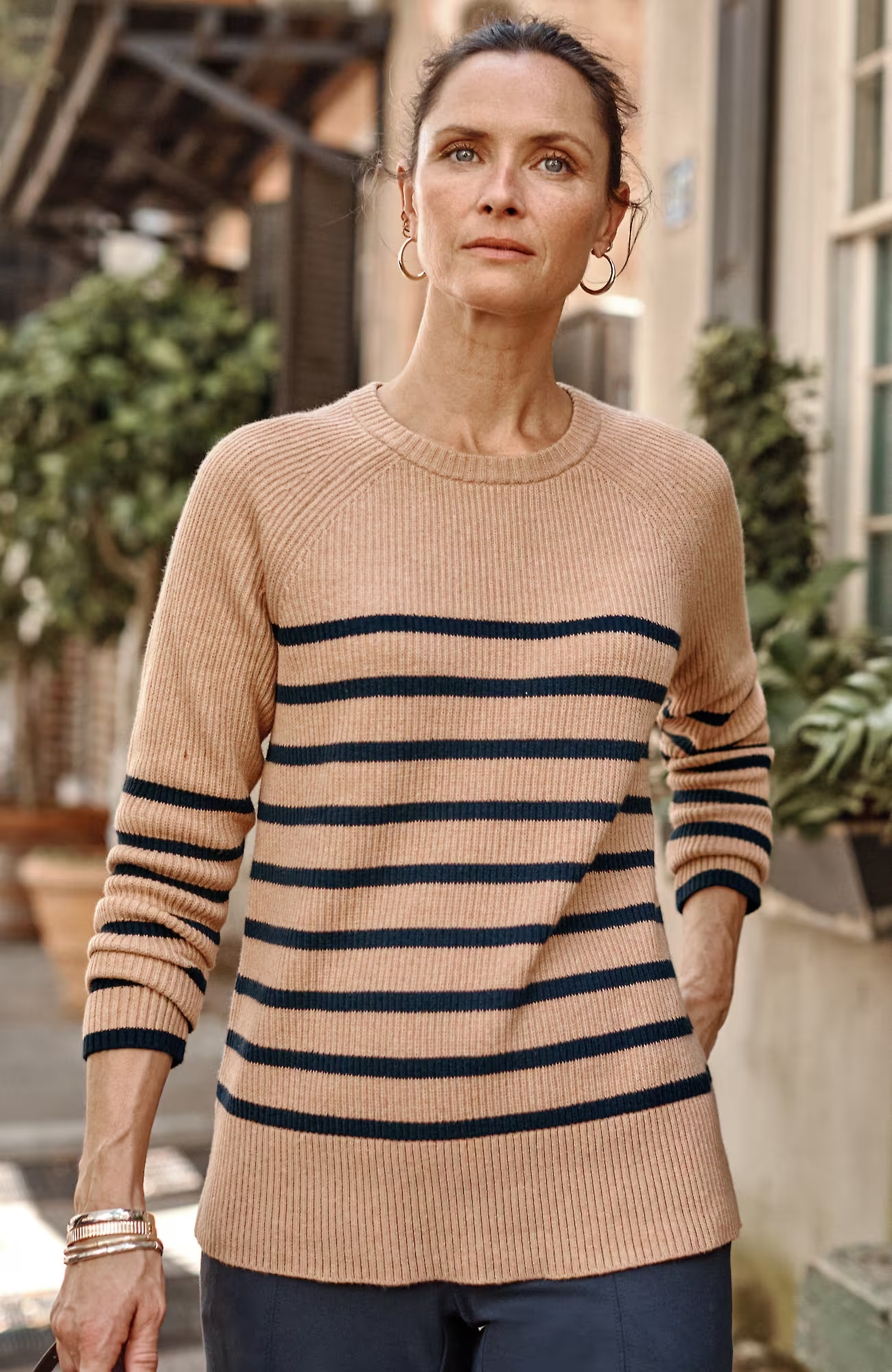 J.Jill Ribbed Stripe Sweater | J. Jill