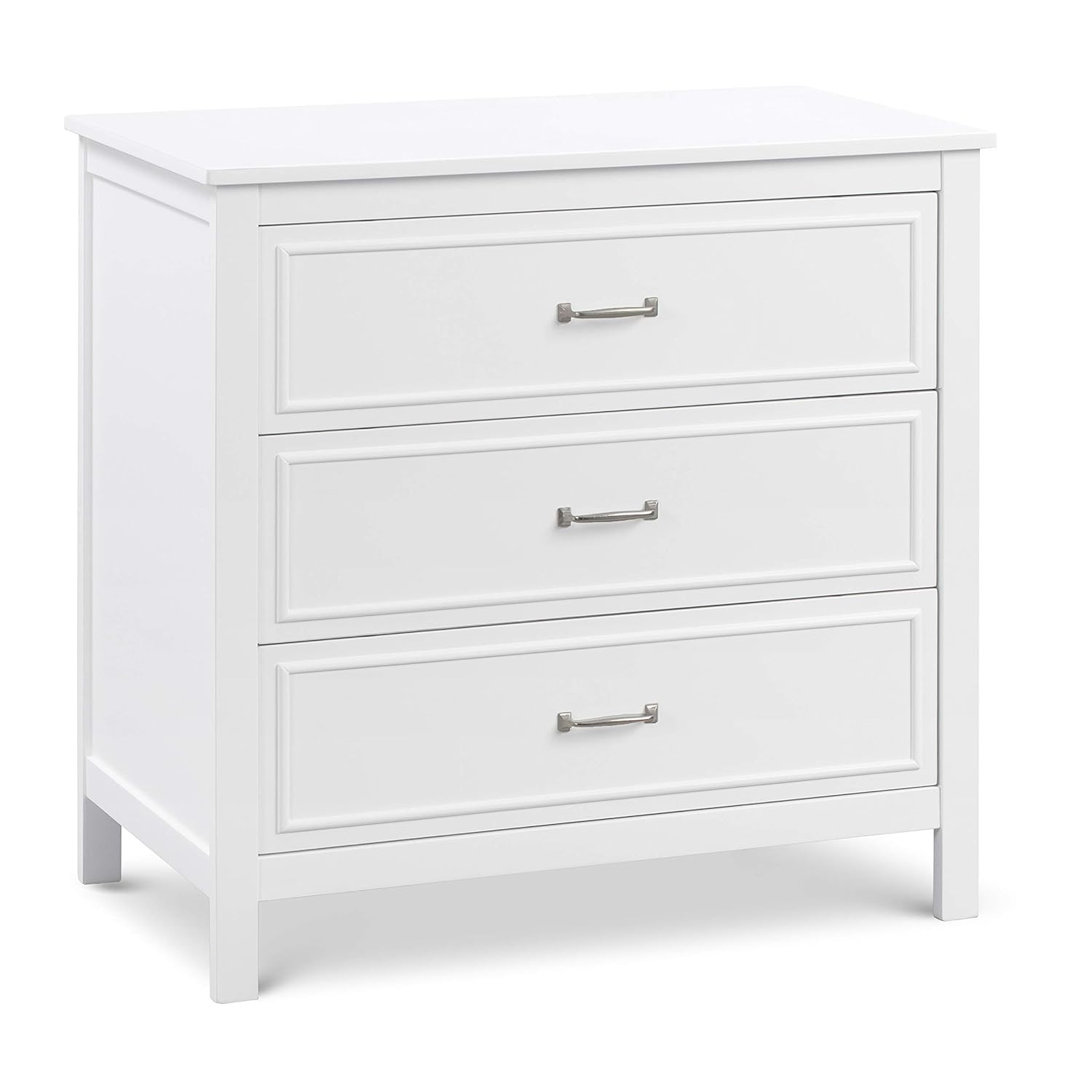 DaVinci Charlie 3-Drawer Dresser in White , 35x20x34 Inch (Pack of 1) | Amazon (US)