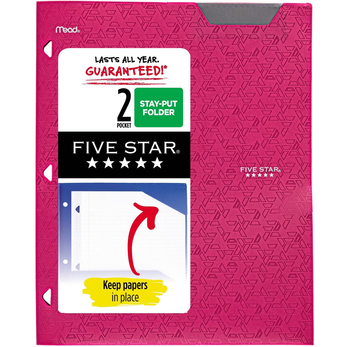 Five Star 2 Pocket Plastic Folder | Target