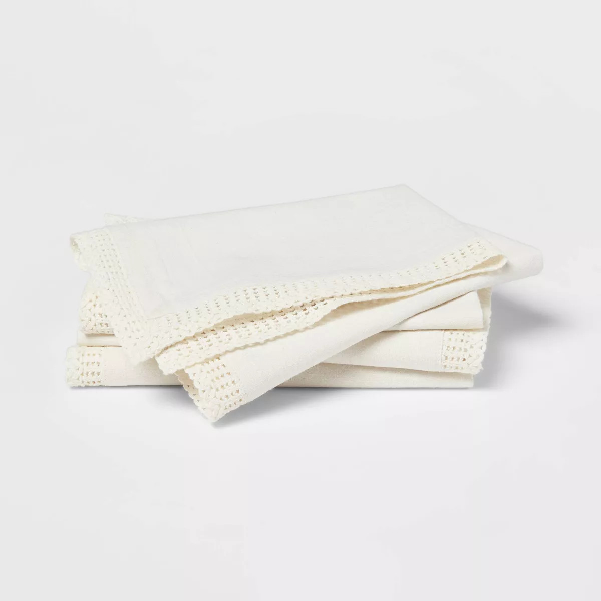 4pk Cotton Floral Napkins - Threshold™ designed with Studio McGee | Target