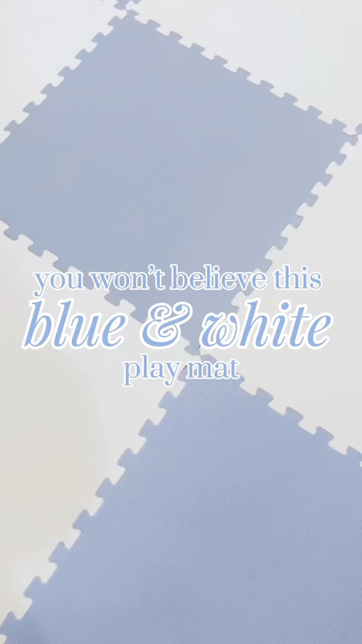The best play mat for blue and white lovers! Would also work great for a home gym floor! 

#LTKFitness #LTKSaleAlert #LTKFamily