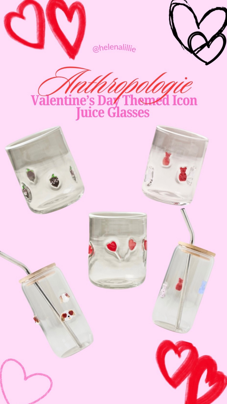 Adorable New Anthropologie Icon Juice Glasses! Valentines Day Themed 💘🍓🍫🐶❣️

#LTKHoliday #LTKGiftGuide #LTKHome
