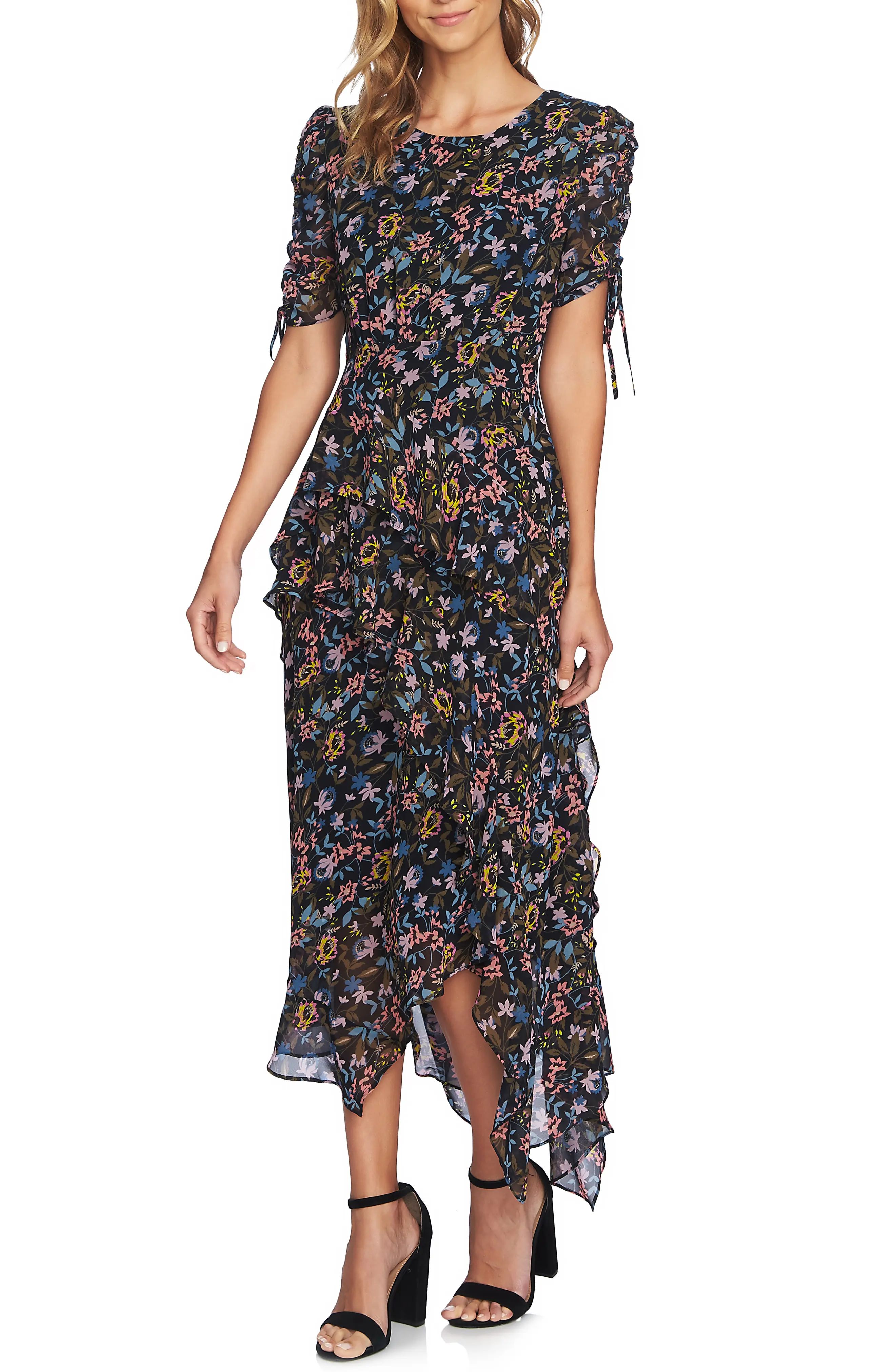 CeCe Tiered Ruffle Maxi Dress | Nordstrom