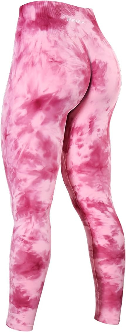 AUROLA Dream Collection Workout Leggings for Women High Waist Seamless Scrunch Athletic Running G... | Amazon (US)