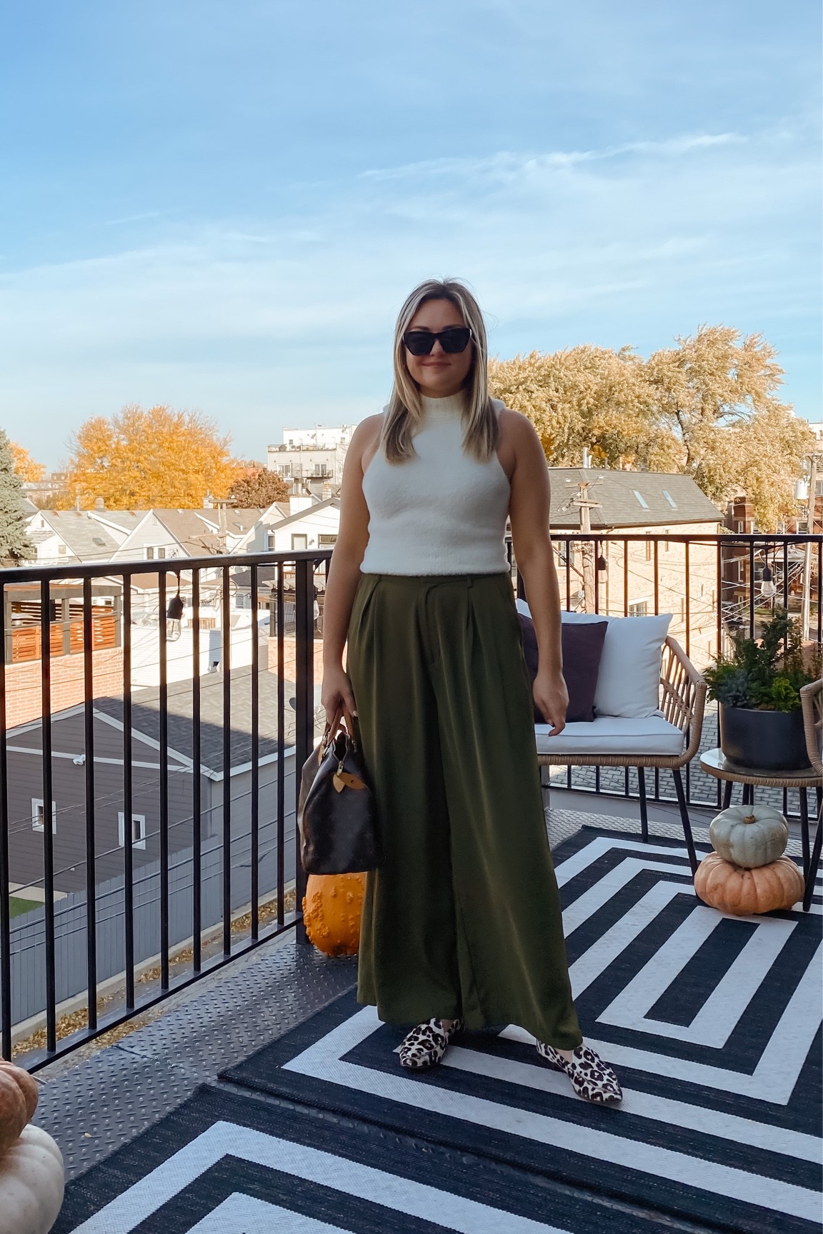 A fuzzy mock-neck tank is the perfect top for this unseasonably warm October! Paired it with these fab wide leg pants (from Amazon!) and leopard loafers. 

Cheetah flats are old from Kate Spade, linking a few similar styles.

#LTKworkwear #LTKstyletip #LTKSeasonal
