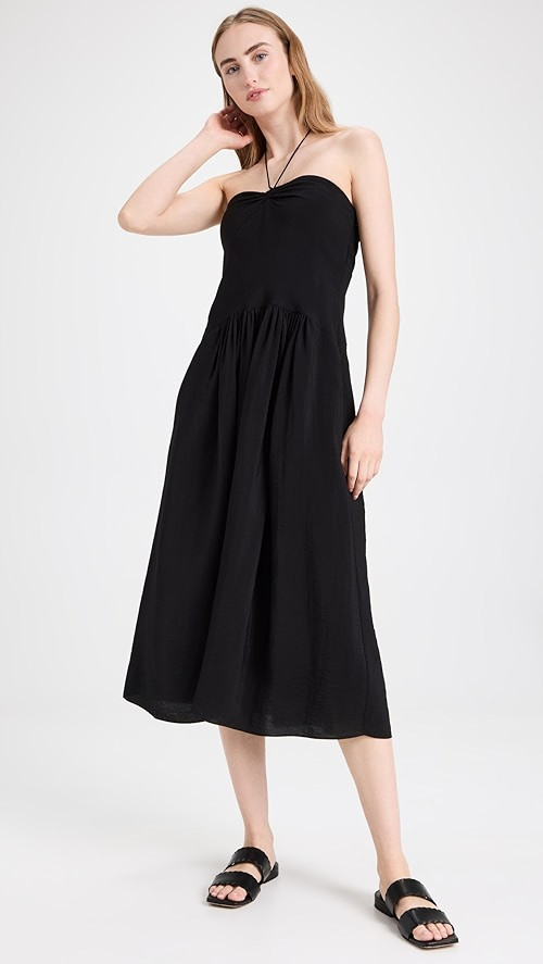 Ruched Halter Neck Dress | Shopbop