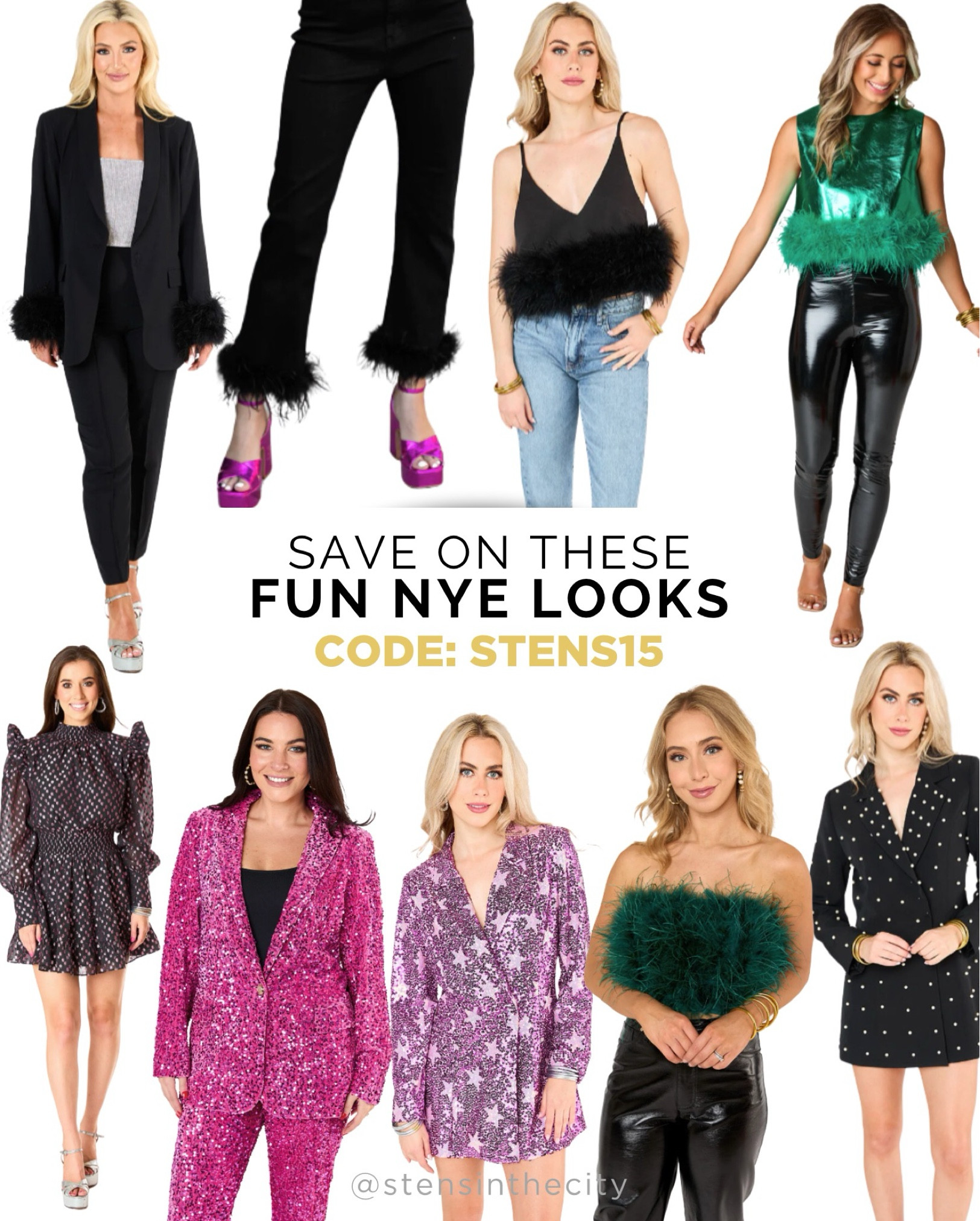 New Year's Eve Outfit
Sequin dress
NYE dress
New Year's dress
Black dress
Silver dress
Holiday party 
Sparkly dress
Midi dress
Mini dress
Feather dress
Holiday looks
Holiday blazer
Sequin blazer
Sequin pants
Metallic outfit
Metallic dress
Metallic top 
Feather pants 
Holiday pants

#LTKSeasonal #LTKHoliday #LTKparties