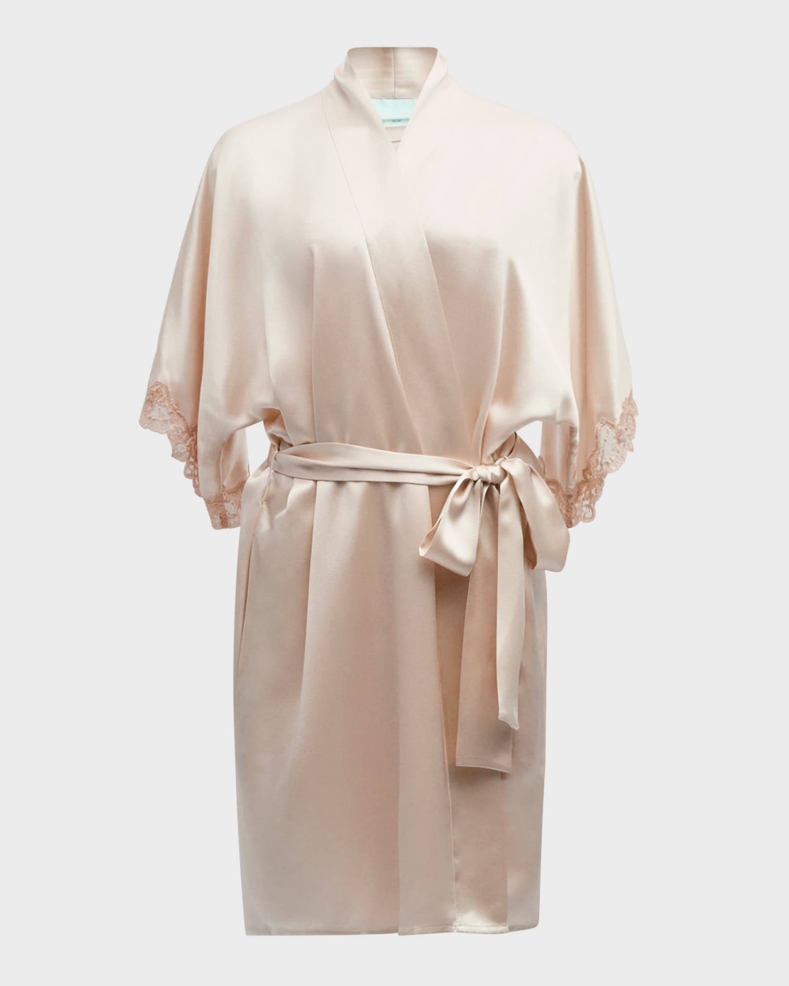 Bijoux Short Silk Robe | Neiman Marcus