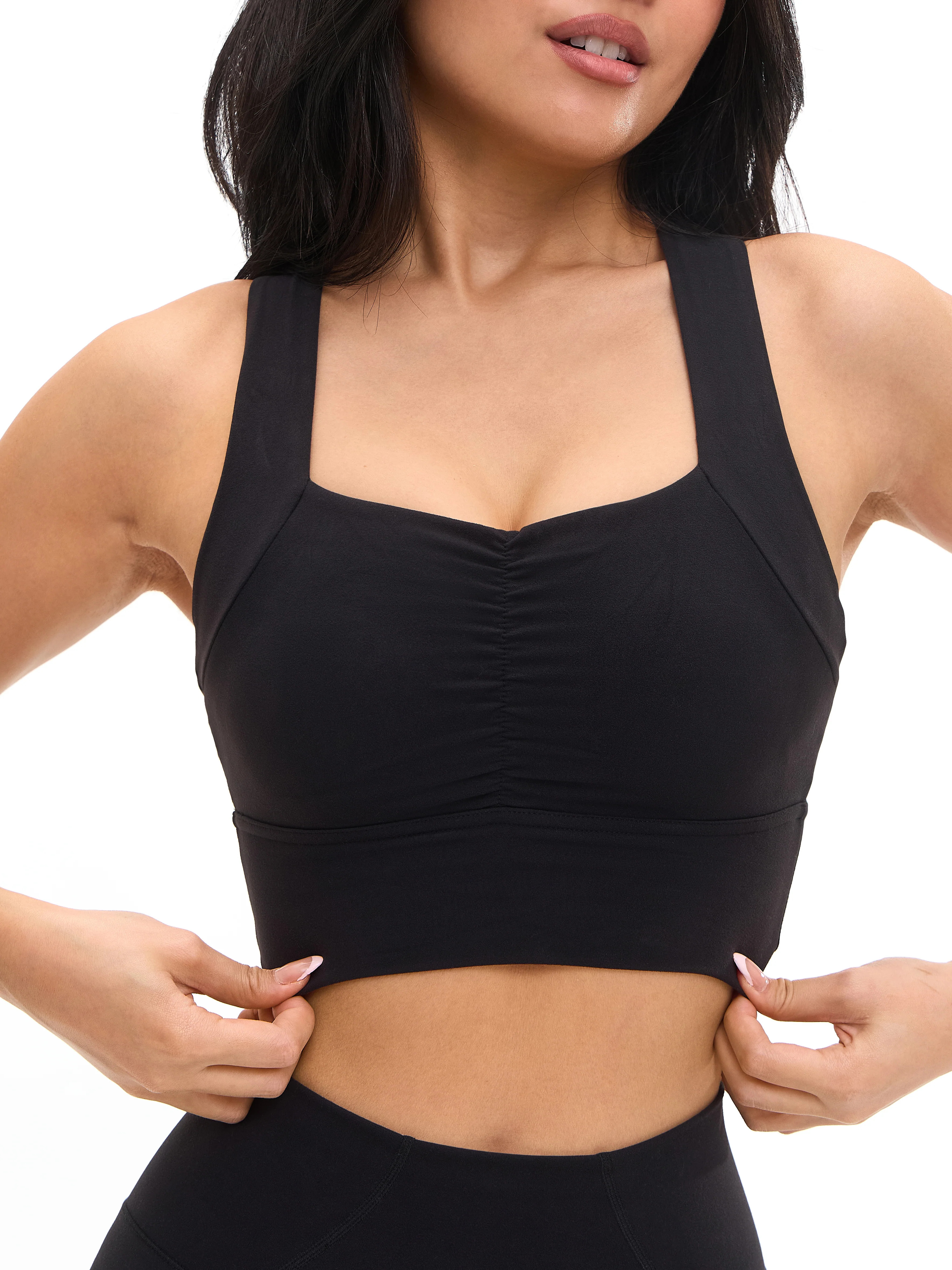 Bloom Sports Bra - Onyx Black | Buffbunny Collection