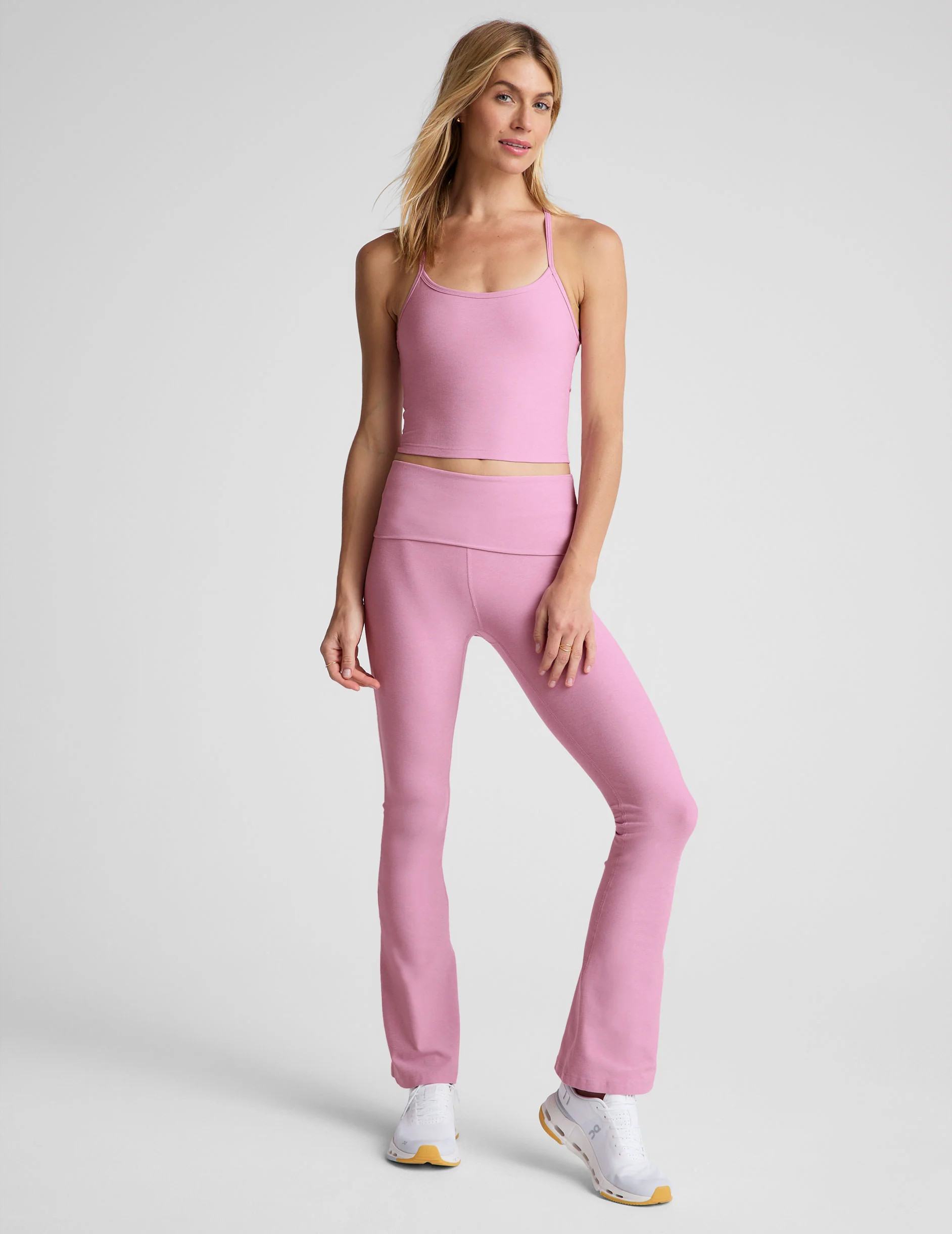 Spacedye Slim Racerback Cropped Tank | Beyond Yoga | Beyond Yoga