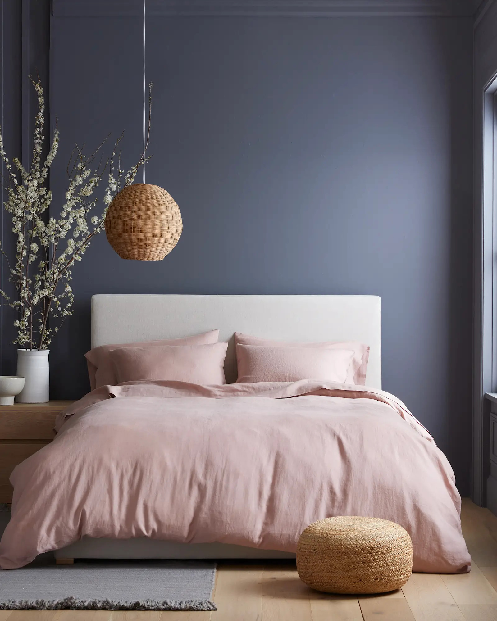 Linen Duvet Cover in Dusty Mauve | Quince