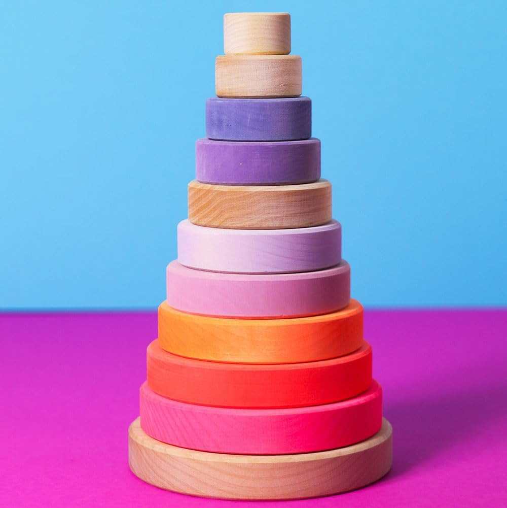 Neon Pink Stacking Tower - Large - GRIMM'S | Amazon (US)