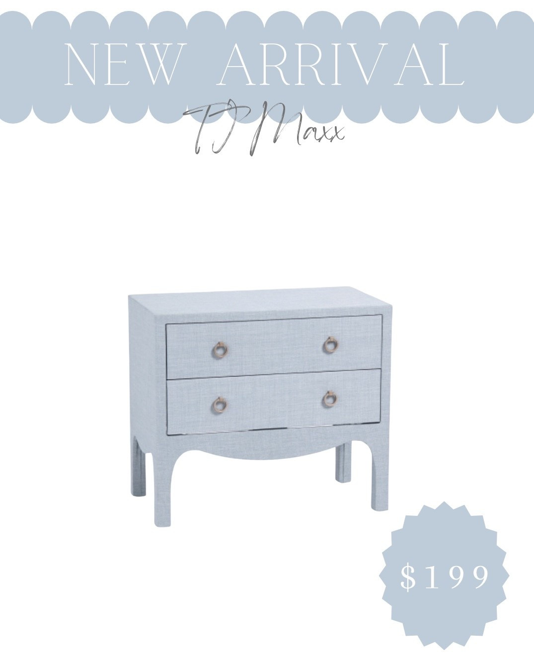 New Serena & Lily inspired nightstand!

Coastal nightstand, coastal side table, coastal dresser, coastal bedroom, coastal decor, beach house decor, beach decor, coastal home decor, coastal decorating, coastal interiors, coastal house decor, beach style, neutral home decor, modern traditional, traditional home decor,  hamptons style, Nantucket style, New England style, classic coastal, timeless, blue & white home decor, coastal grandmillennial, coastal grandmother, Nancy Meyers style

#LTKSaleAlert #LTKHome #LTKStyleTip