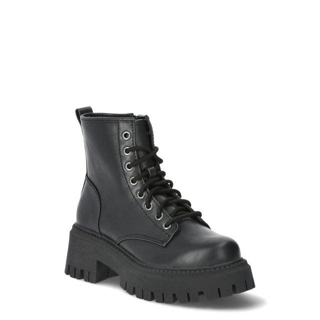 Madden NYC Women's Lace-Up Combat Boot | Walmart (US)