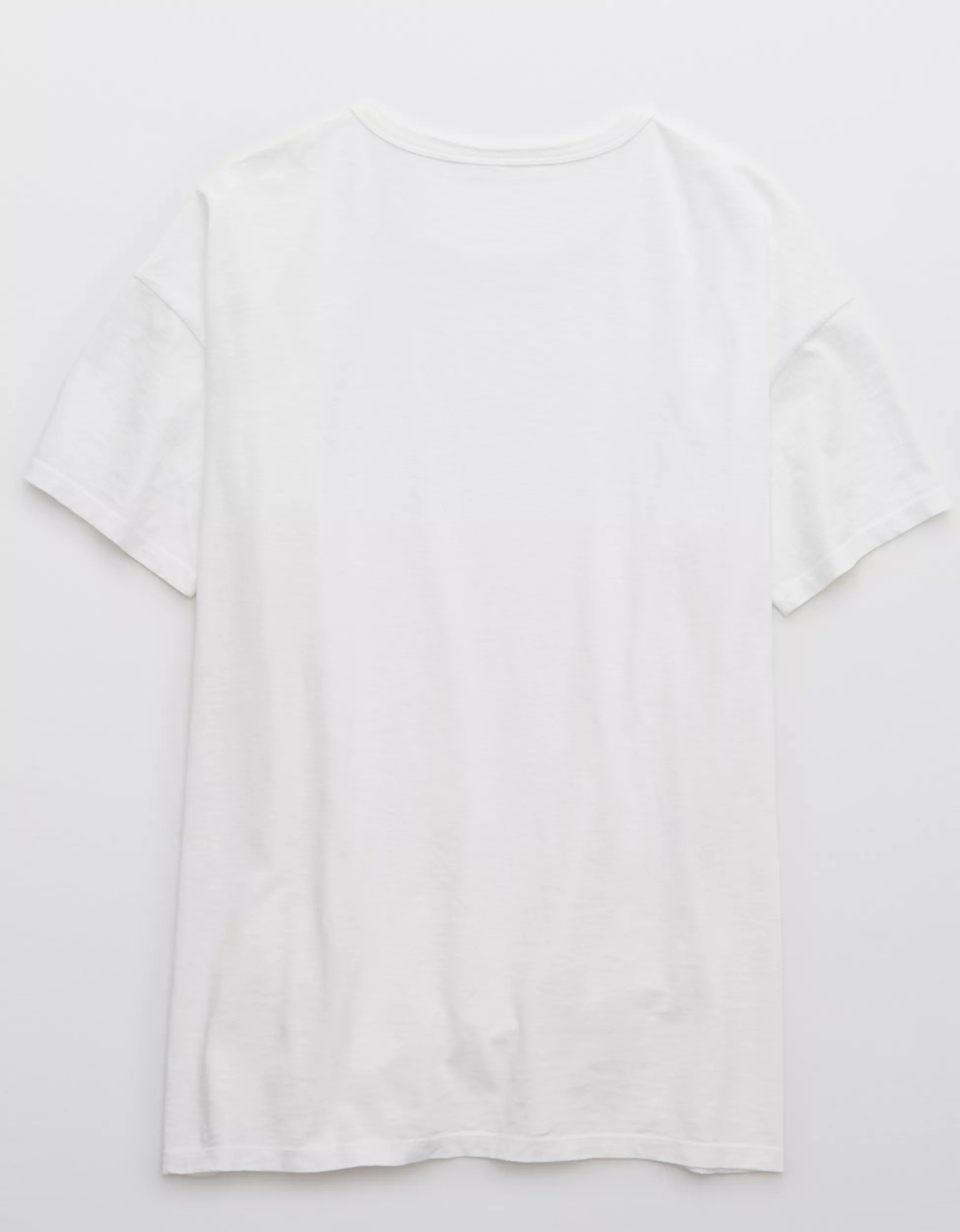 Aerie Distressed Basic Boyfriend T-Shirt | Aerie
