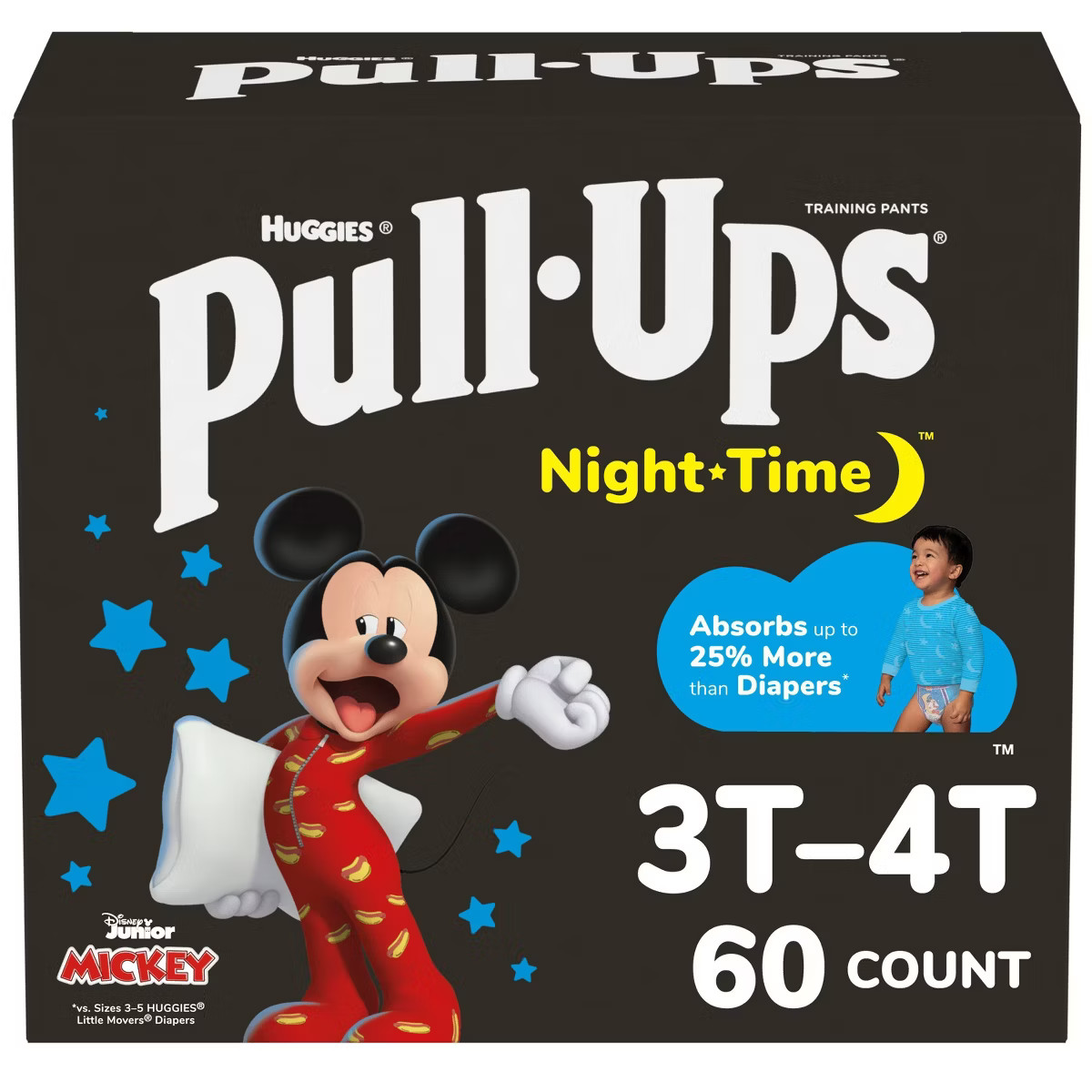 Pull-Ups Boys' Night-Time Potty Training Pants - 3T-4T - 60ct | Target