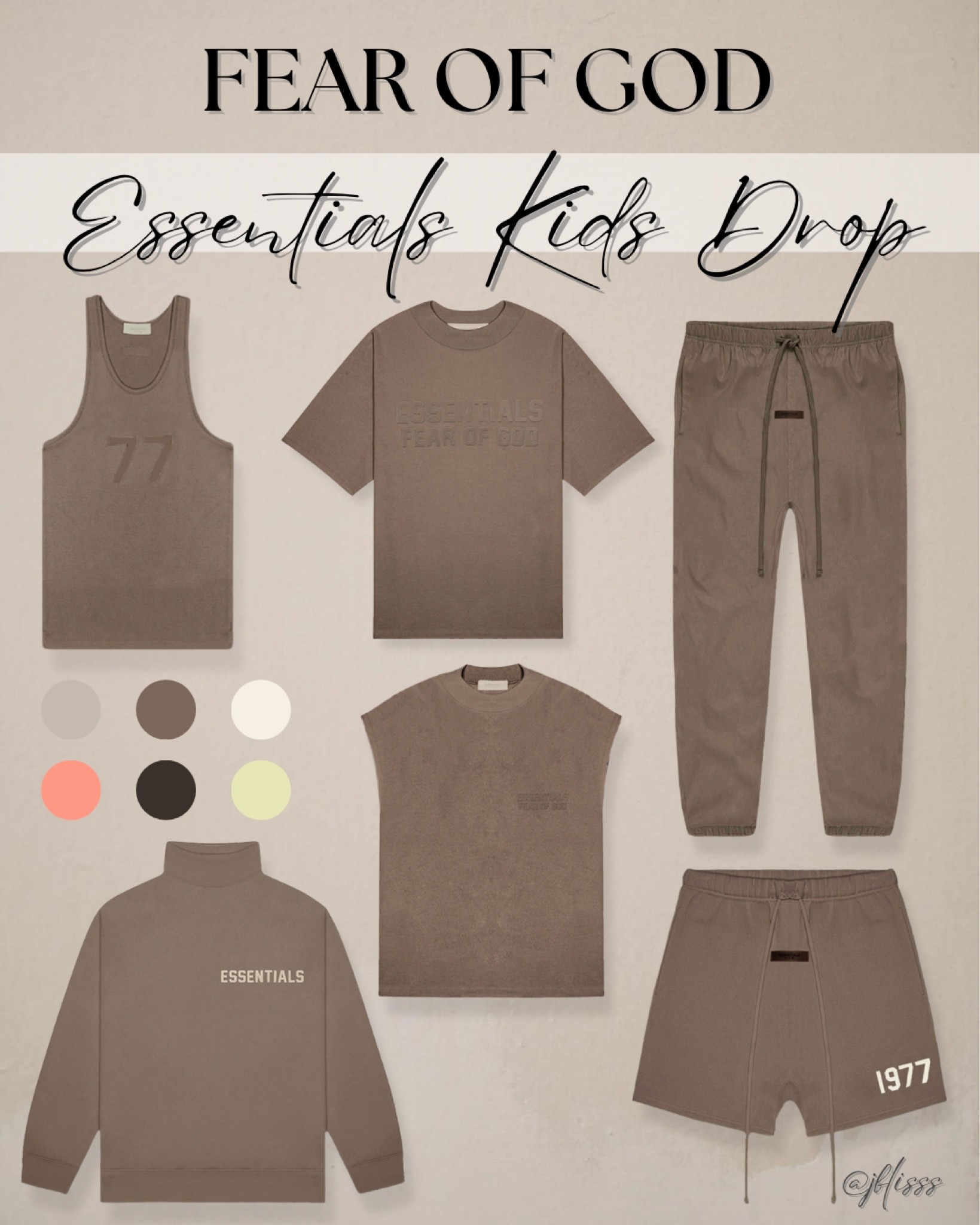 New Fear Of God Essentials drop at PacSun! These don’t usually last so RUN! 


Fear of God, Essentials, Pacsun, Jerry Lorenzo, kids outfits, kids style, gifts for kids, kids fashion, kids street style, holiday gift guide 

#LTKfamily #LTKkids #LTKunder50