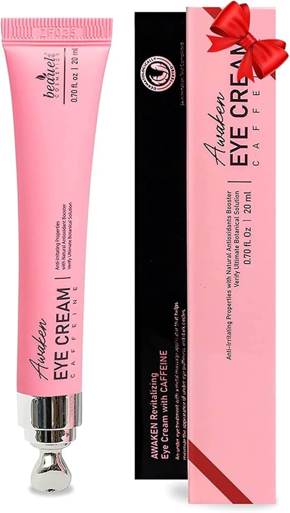 Beaueli Caffeine Eye Cream 0.7 fl. oz - Anti-Aging, Hyaluronic Acid, Niacinamide for Dark Circles... | Amazon (US)
