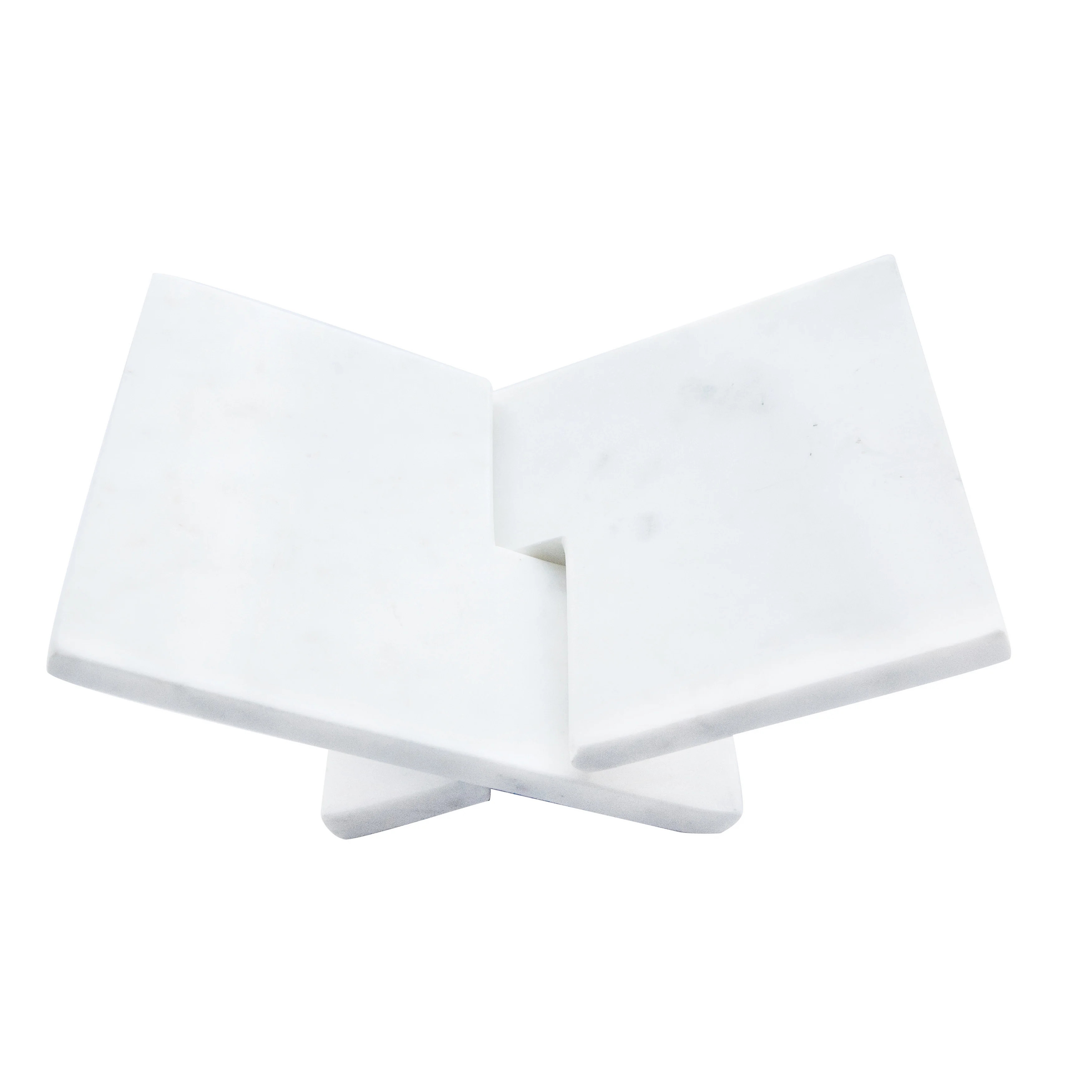 Bloomingville Decorative Marble Book Holder, White | Walmart (US)