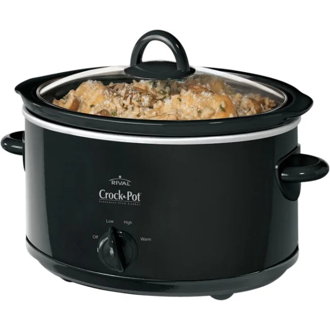Crock-Pot® 4-Quart Classic Slow Cooker, Black | Walmart (US)