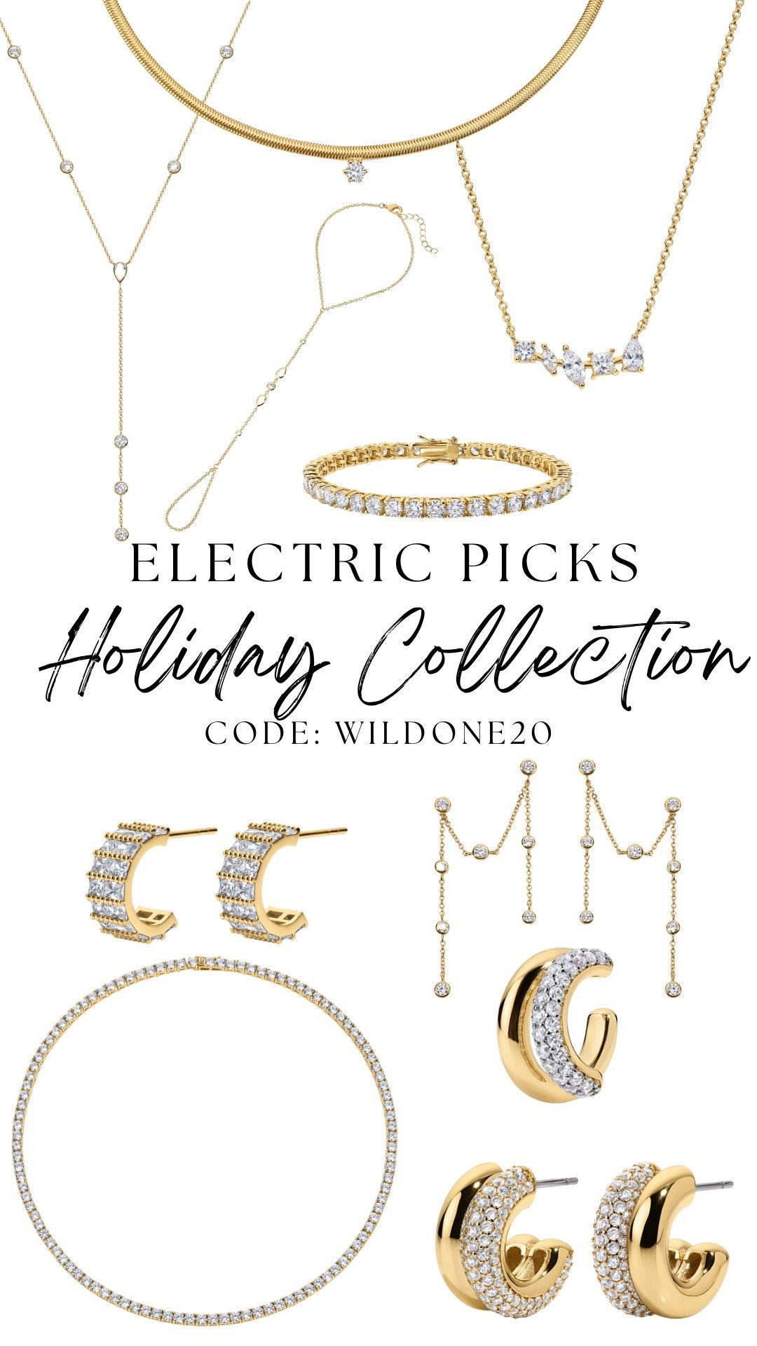 Electric Picks Holiday Collection 
Code: WildOne20



#LTKStyleTip #LTKSeasonal #LTKGiftGuide