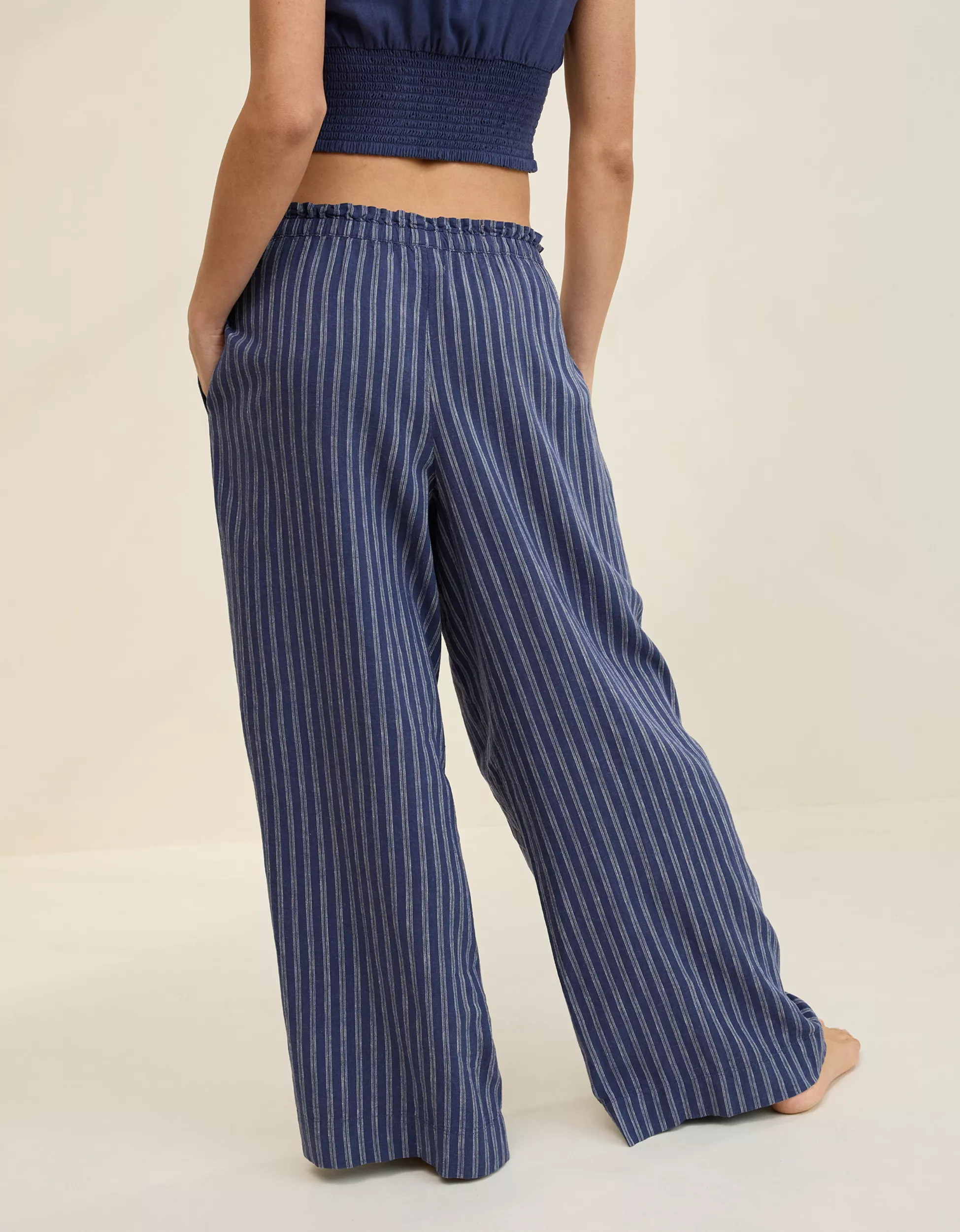 Aerie Linen Blend Trouser | Aerie