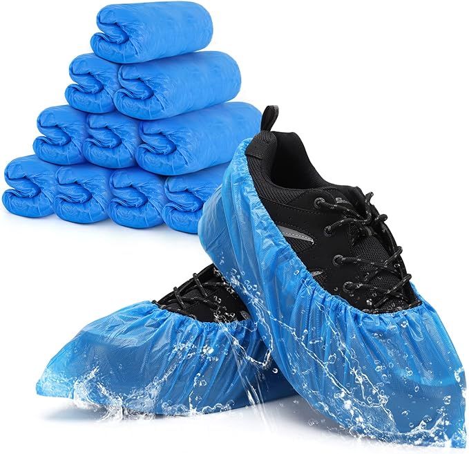 Shoe Covers Disposable Non Slip - Pack of 100 (50 Pairs), Premium Waterproof and Recyclable Shoe ... | Amazon (US)