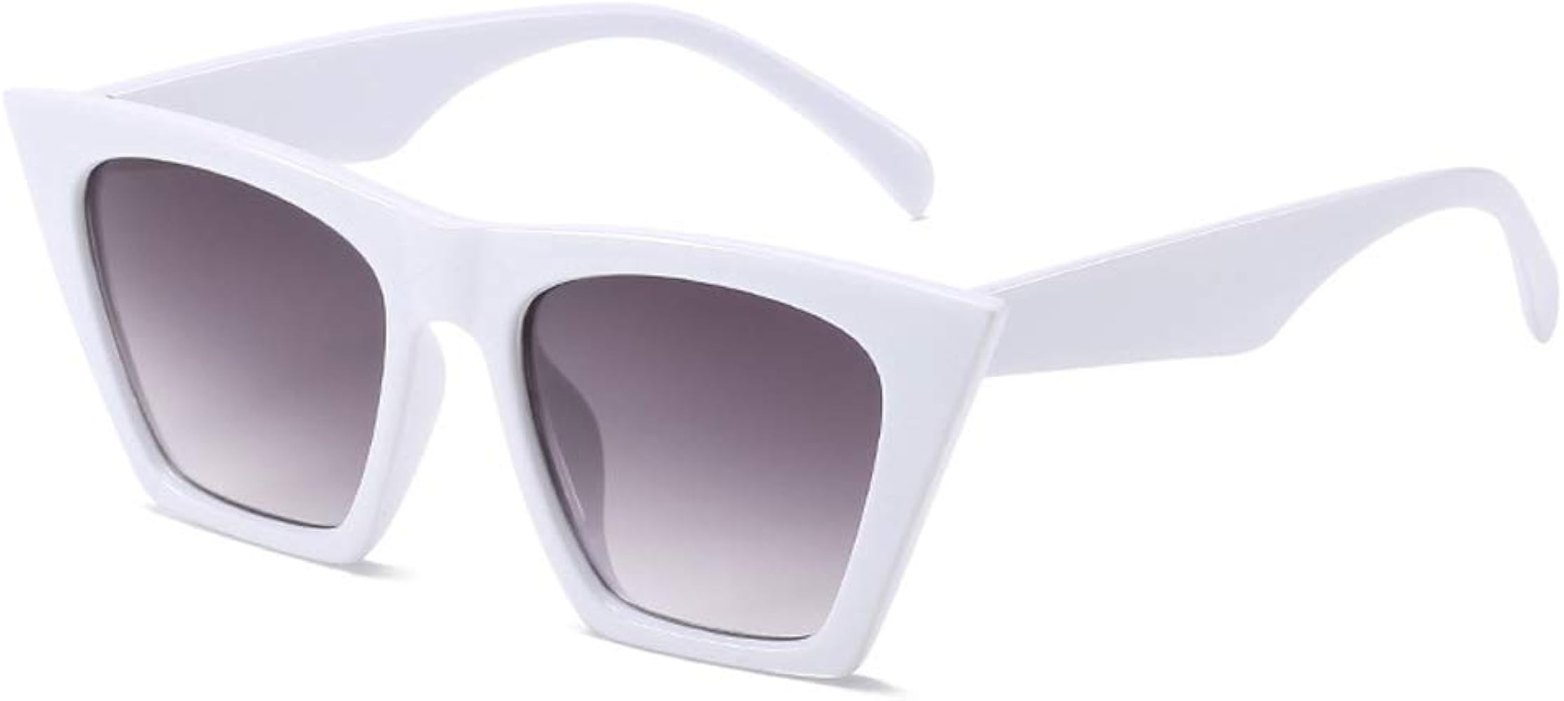 Square Cat Eye Sunglasses for Women Fashion Oversize Cateye Classic women Sunglasses | Amazon (US)