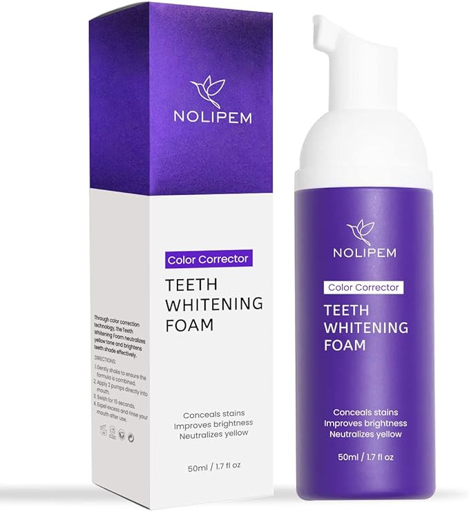 Purple Teeth Whitening, Tooth Stain Removal, V34 Color Corrector Serum, Teeth Whitening Booster, ... | Amazon (US)