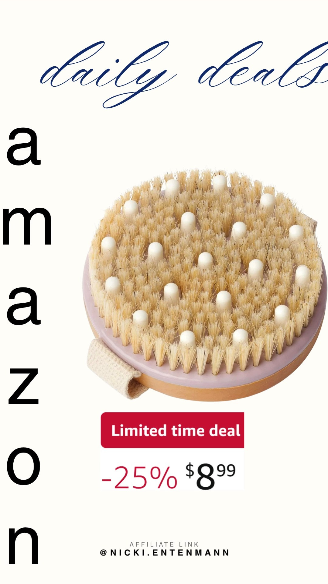 Elevate self care with MainBasics Dry Brushing Body Brush featuring natural bristles and massage nodes. Designed for lymphatic drainage, exfoliation, and circulation, it leaves skin smooth, refreshed, and glowing daily. #mainbasics #drybrushing #bodybrush #skincaretools #lymphaticdrainage #selfcare #wellnessroutine #beautyfinds #shoppinghaul #modernliving 🌿✨🪥 

 #LTKselfcare #LTKHome #LTKSaleAlert
