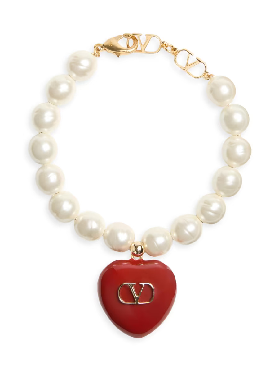 Coeur Royal Bracelet in Metal, Enamel and Beads | Saks Fifth Avenue