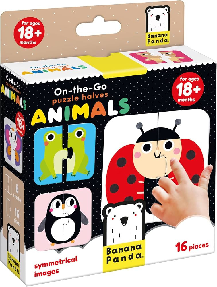 On-The-Go Puzzle Halves Animals 18m+ Toddler Puzzles | Amazon (US)