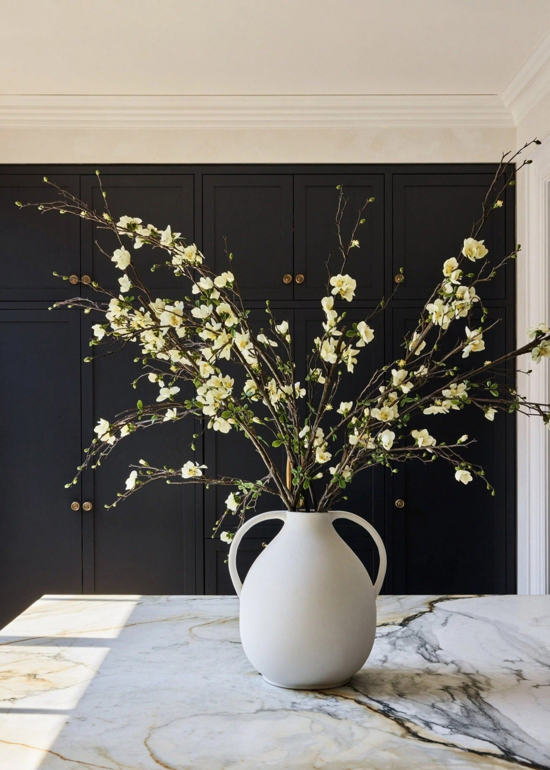 Terracotta Floor Jug in White | Shop Watertight Vases at Afloral.com | Afloral