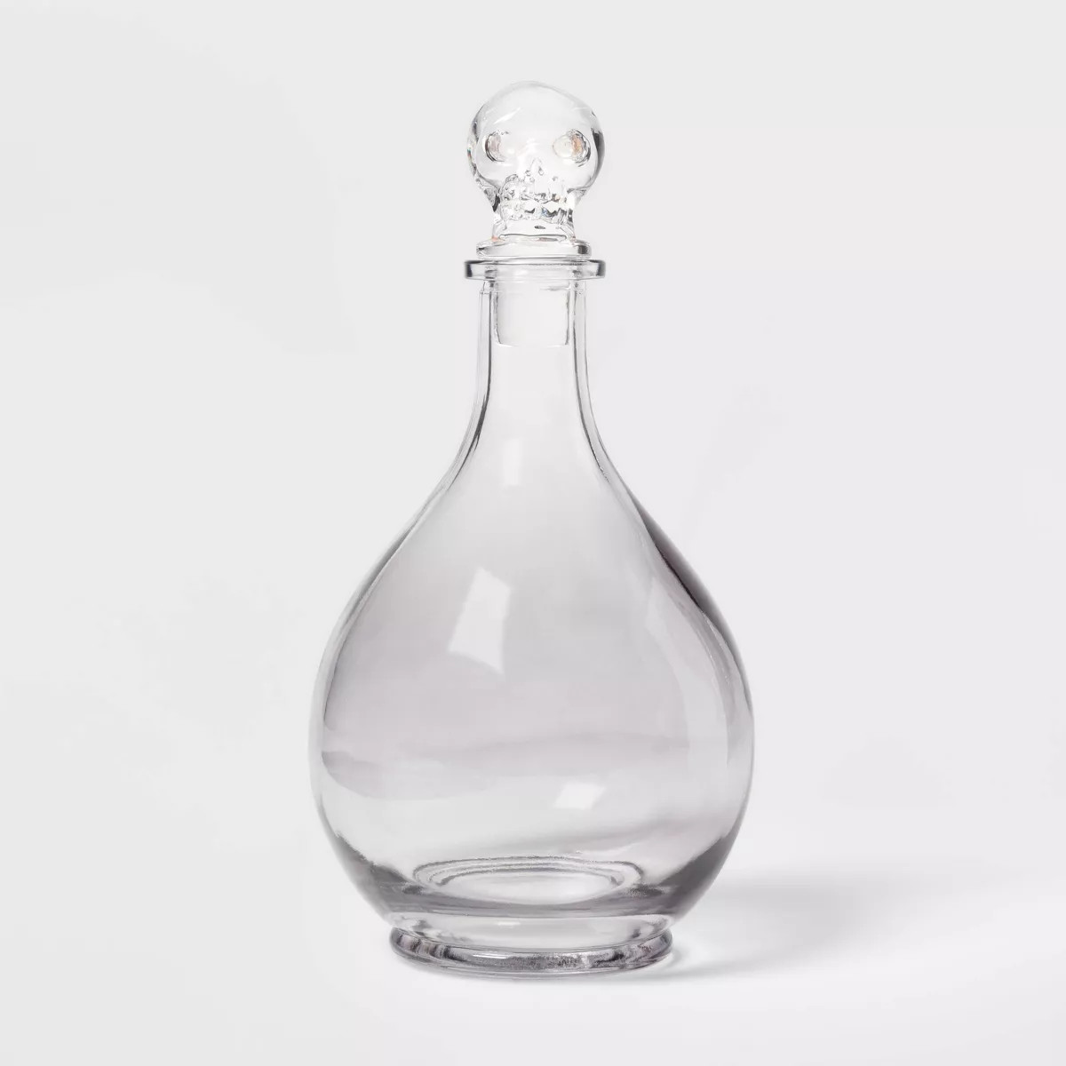 29oz Glass Decanter with Skull Stopper Halloween Drinkware - Hyde & EEK! Boutique™ | Target