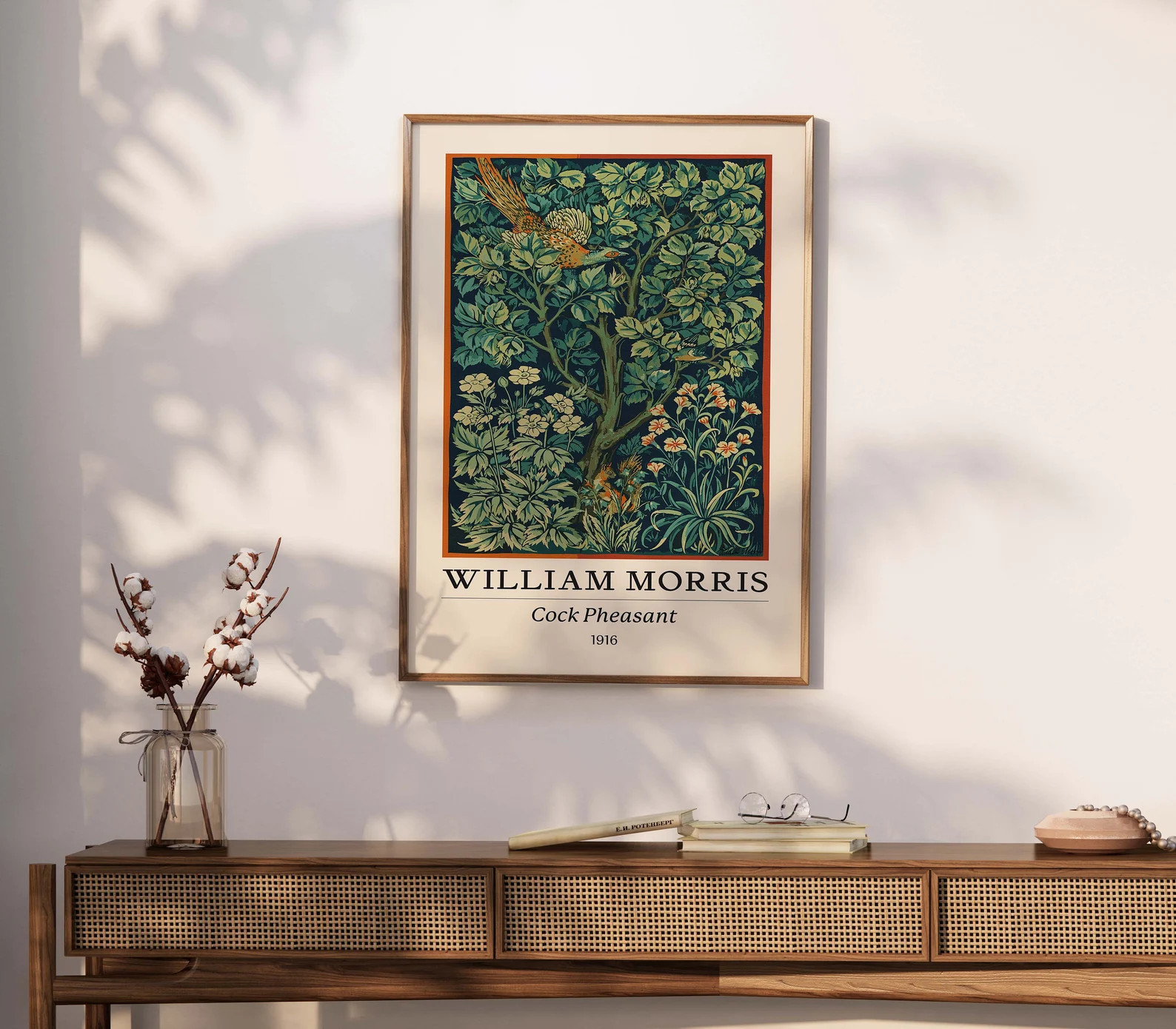 Pheasant William Morris Poster Flower Print Botanical Wall Art Original 1916 PRINTED on Luxury Pa... | Etsy (US)
