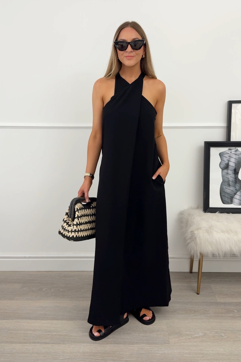 Black summer dress outfit 🖤

My dress is old Zara so I’ve linked alternatives 

#LTKstyletip #LTKsummer #LTKgetaway