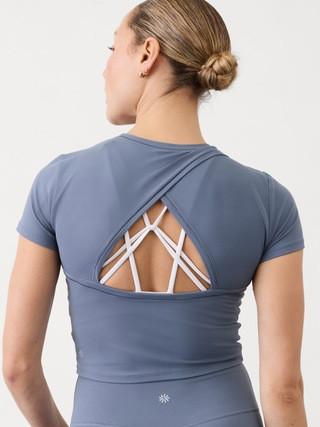 Transcend Open Back Tee | Athleta