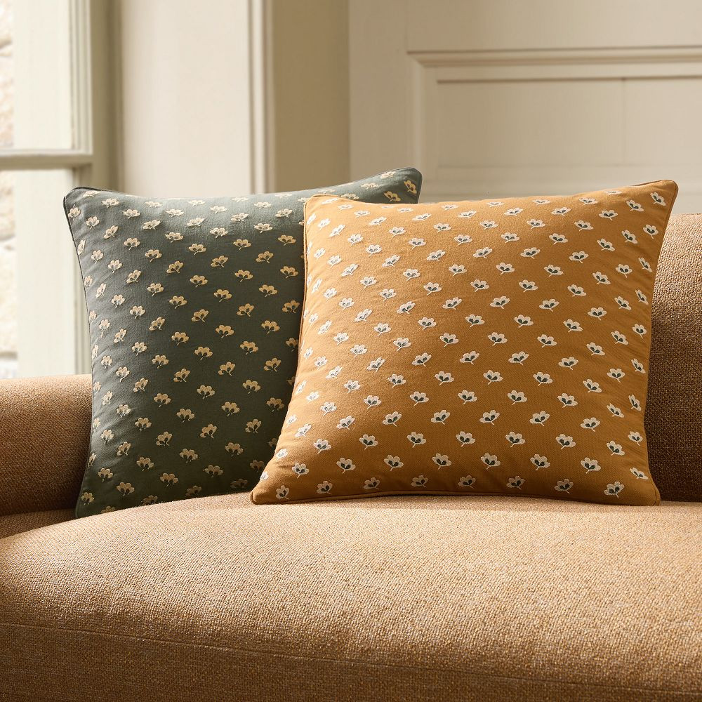 Pierce & Ward Tossed Clover Pillow Cover | West Elm (US)