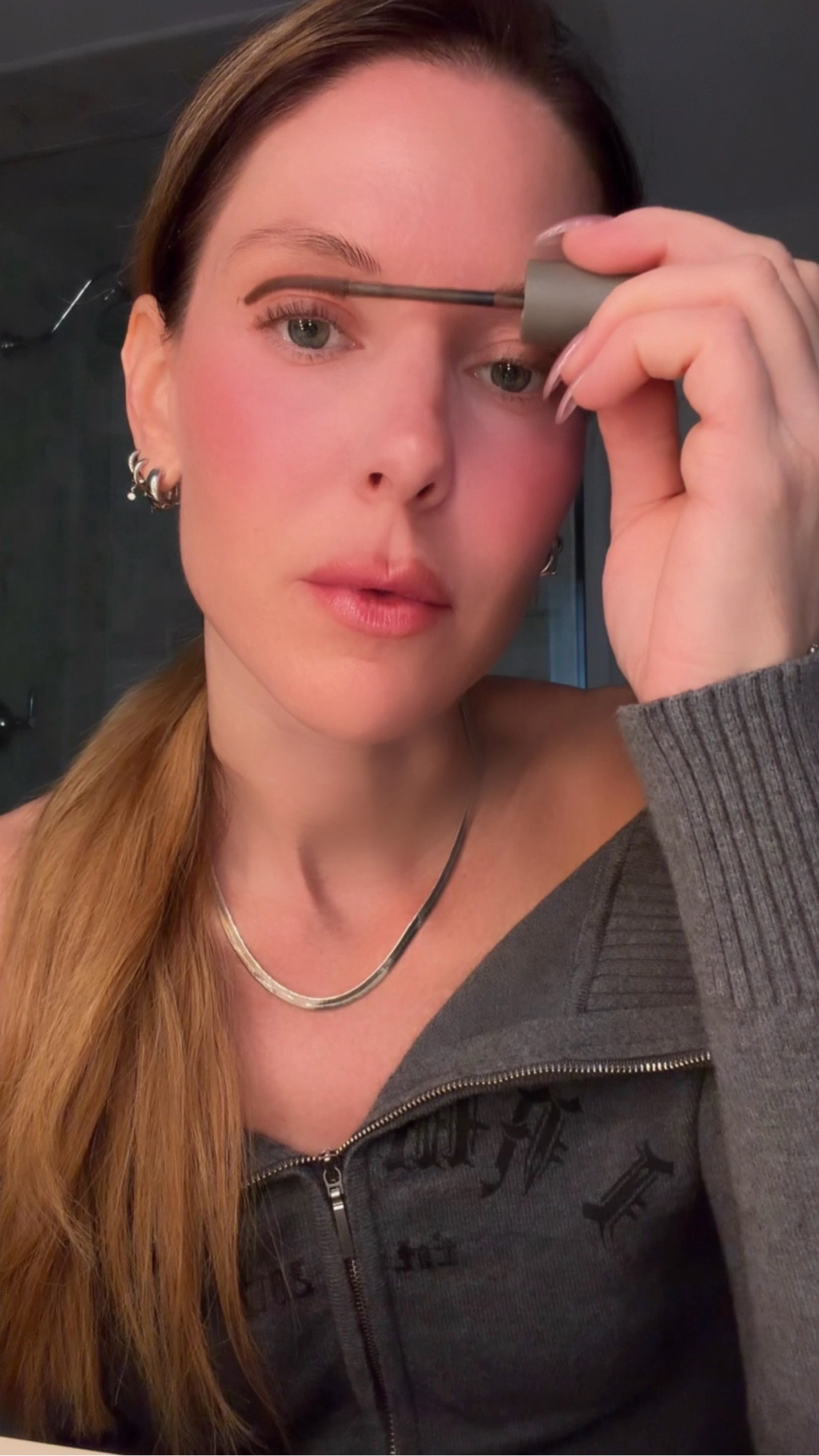 Brown mascara and liner for blue eyes! 

#LTKvlog #LTKBeauty #LTKdayinmylife