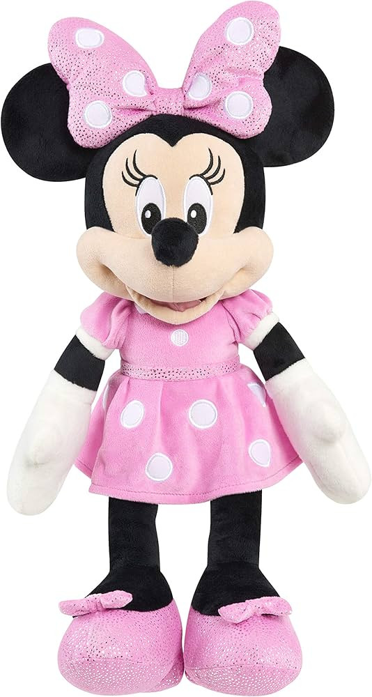 Disney Junior Mickey Mouse Large 19-inch Plush Minnie Mouse, by Just Play | Amazon (US)