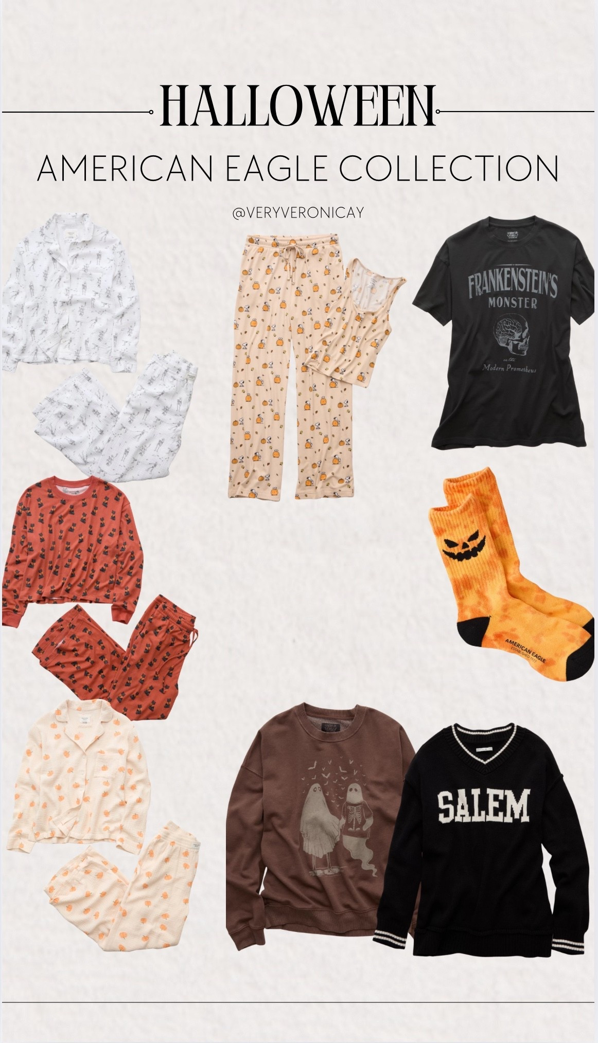 Halloween collection at American eagle has me itching for cool weather and fall things

#LTKFindsUnder100 #LTKSeasonal #LTKStyleTip