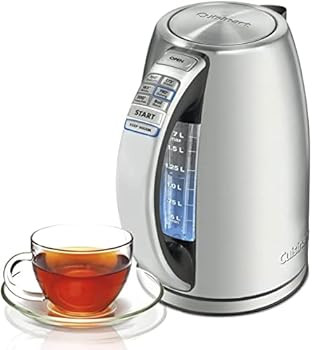 Cuisinart JK-17P1 Electric Cordless Tea Kettle, 1.7-Liter Capacity with 1500-Watts for Fast Heat ... | Amazon (US)