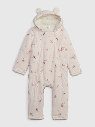 Baby Sherpa Hoodie One-Piece | Gap (US)