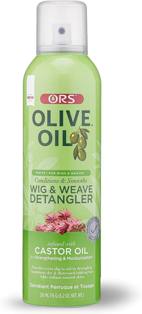 Olive Oil Fix-It Wig for Wigs & Weaves Detangler infused with Castor Oil for Strenghtening & Mois... | Amazon (US)
