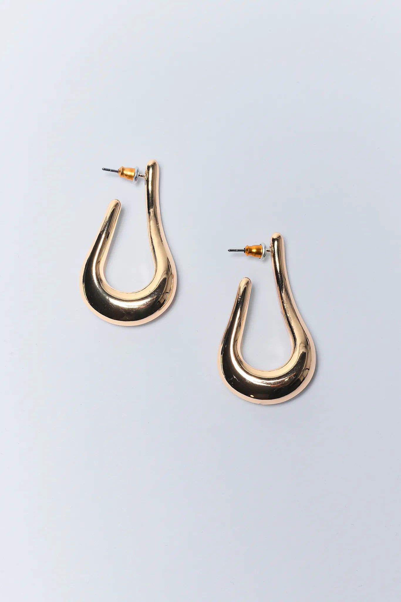 Amber Gold Drop Earrings | Avara