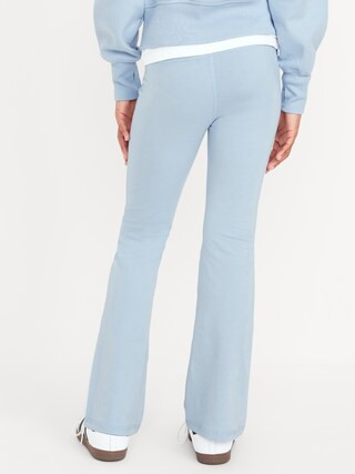 High-Waisted PowerChill Side-Ruched Flared Leggings for Girls | Old Navy (US)