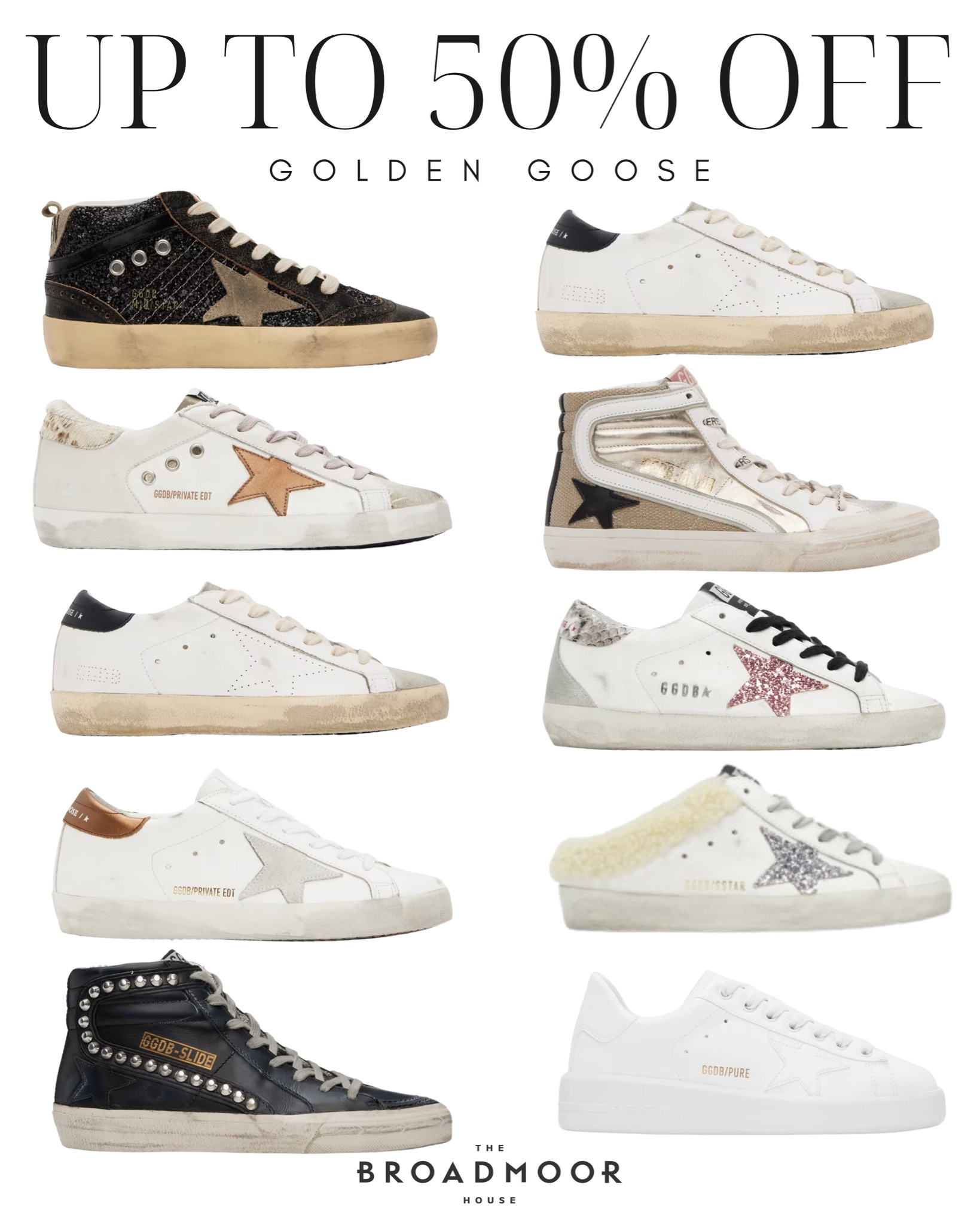 Up to 50% off Golden Goose sneakers!


Gift guide, gifts for her, golden goose, golden goose sale, winter outfit, fall outfit, luxury gift, ssense sale

#LTKshoecrush #LTKGiftGuide #LTKsalealert