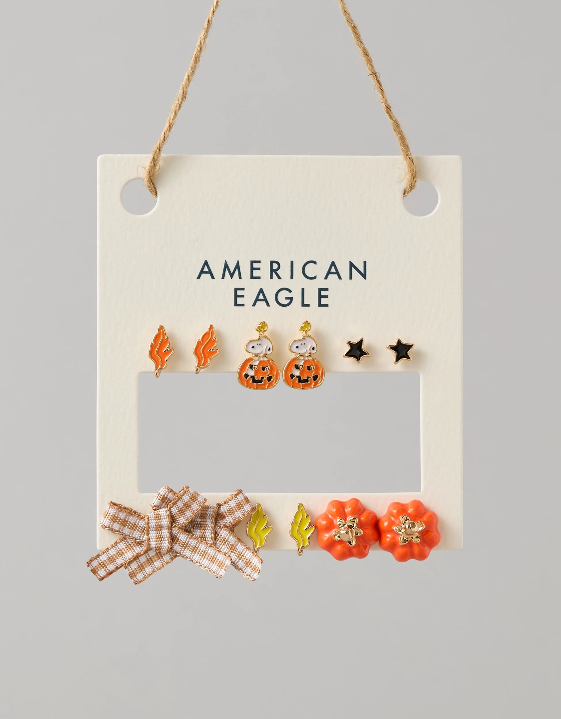 AE Snoopy Fall Earring 6-Pack | American Eagle Outfitters (US & CA)